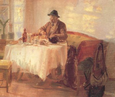 Anna Ancher Breakfast Before the Hunt (nn02) Germany oil painting art